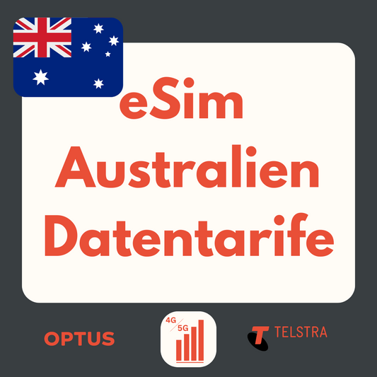 Australien eSIM: LTE | 4G | 5G Datenpakete