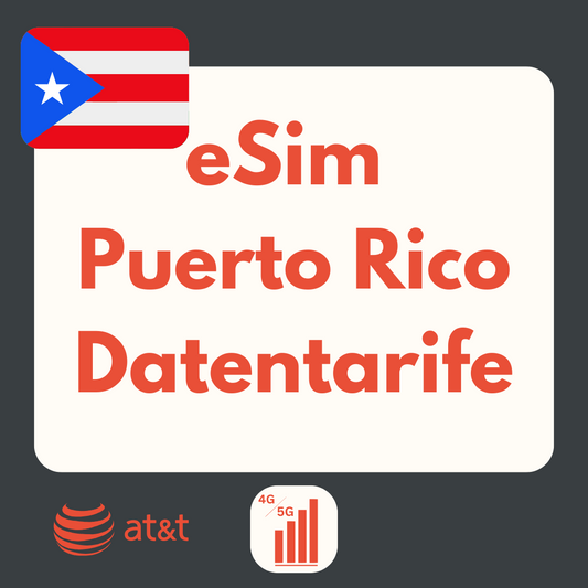 Puerto Rico eSIM: LTE | 4G | 5G data packages