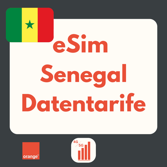 Senegal eSIM: LTE | 4G | 5G Datenpakete