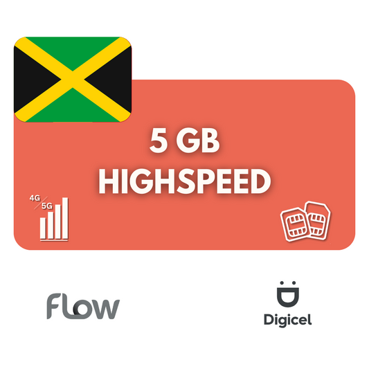 5 GB Datenvolumen Jamaika (30 Tage)