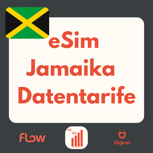 Jamaika eSIM: LTE | 4G | 5G Datenpakete