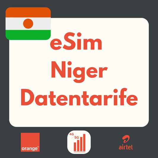 Niger eSIM: LTE | 4G | 5G data packages