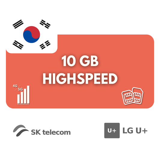 Südkorea eSIM mit 10 GB für 30 Tage, VoiSim