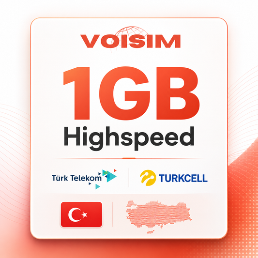 1 gigabyte of data volume Türkiye (7 days)